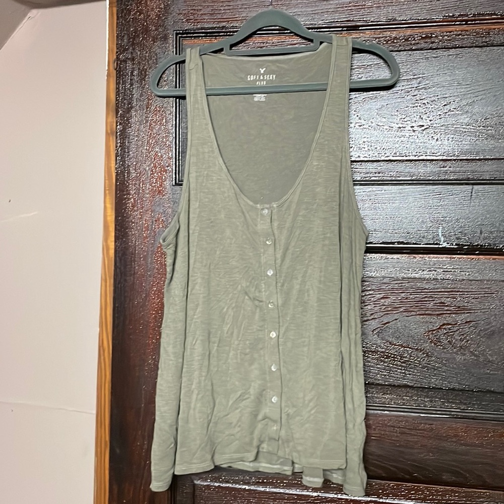 Olive green tank